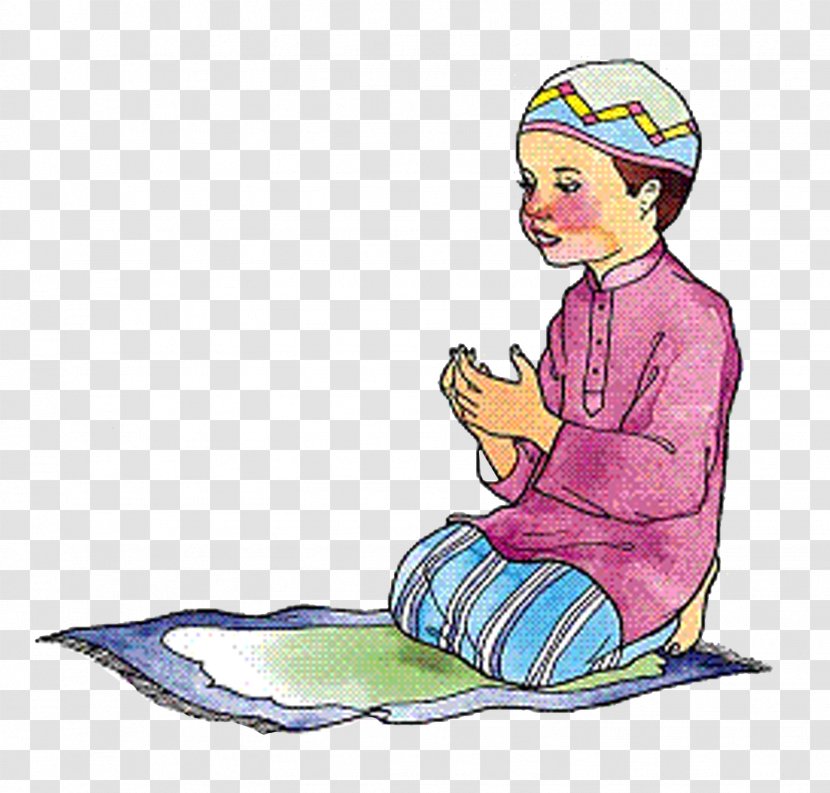 Salah Muslim Islam Prayer Clip Art - Child Transparent PNG