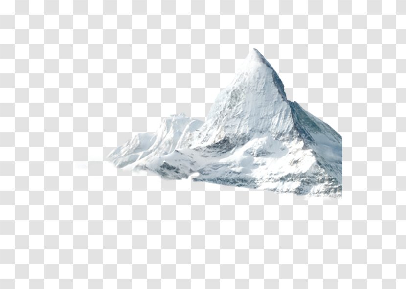 Peak Mountain High-definition Television Mount Everest Wallpaper - Black And White - Iceberg Transparent PNG