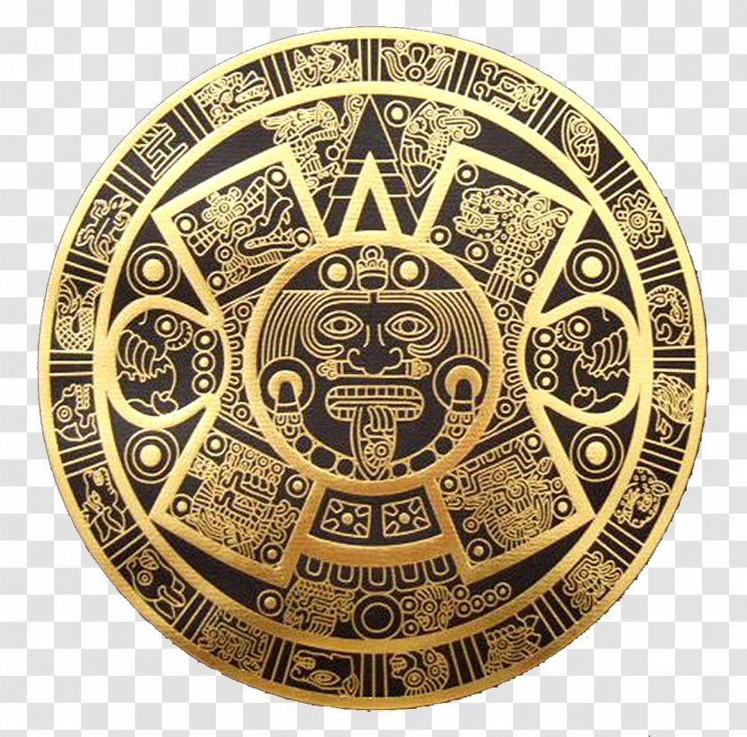 Maya Civilization Aztec Calendar Stone Mayan - Jaguar Gods Transparent PNG