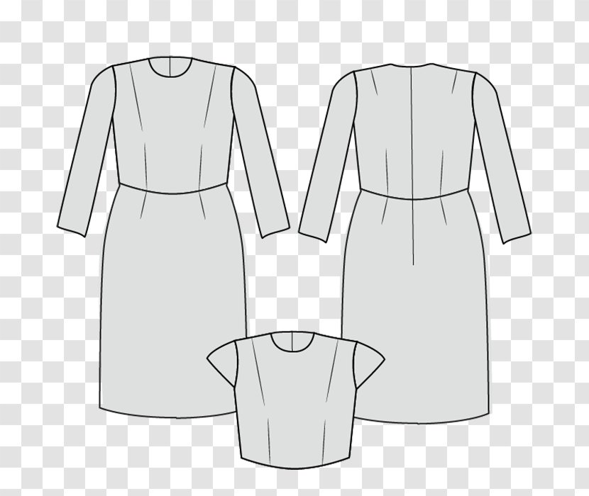 Uniform Collar Shoulder Dress Sleeve - Costume - Slimming Shaping Transparent PNG