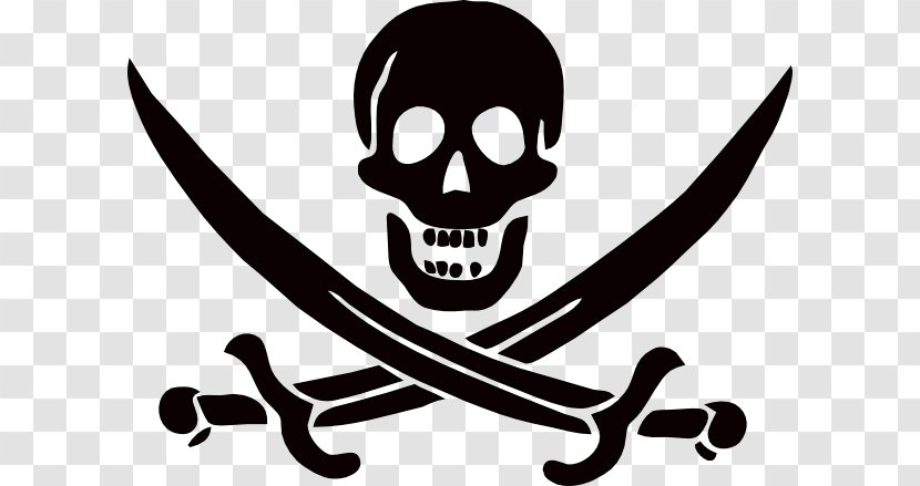 Piracy Clip Art - Jolly Roger Transparent PNG