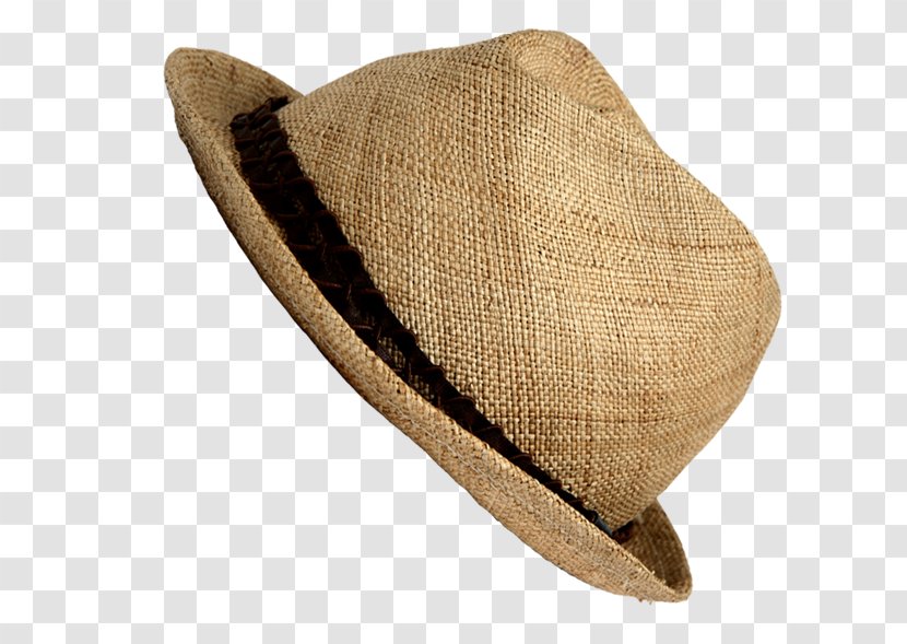 Sun Hat Cap Pith Helmet - Straw - Physical Map Transparent PNG