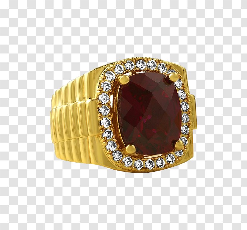 Ring Gold Jewellery Ruby Pendant - Rick Ross - Tyrant Transparent PNG