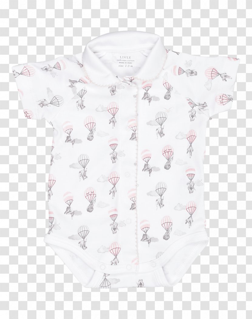 Blouse T-shirt Collar Sleeve Neck - T Shirt - Pink Elephant Transparent PNG