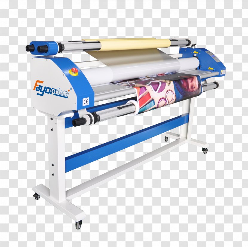 Machine Lamination Cold Roll Laminator Printing Press - Wideformat Printer Transparent PNG