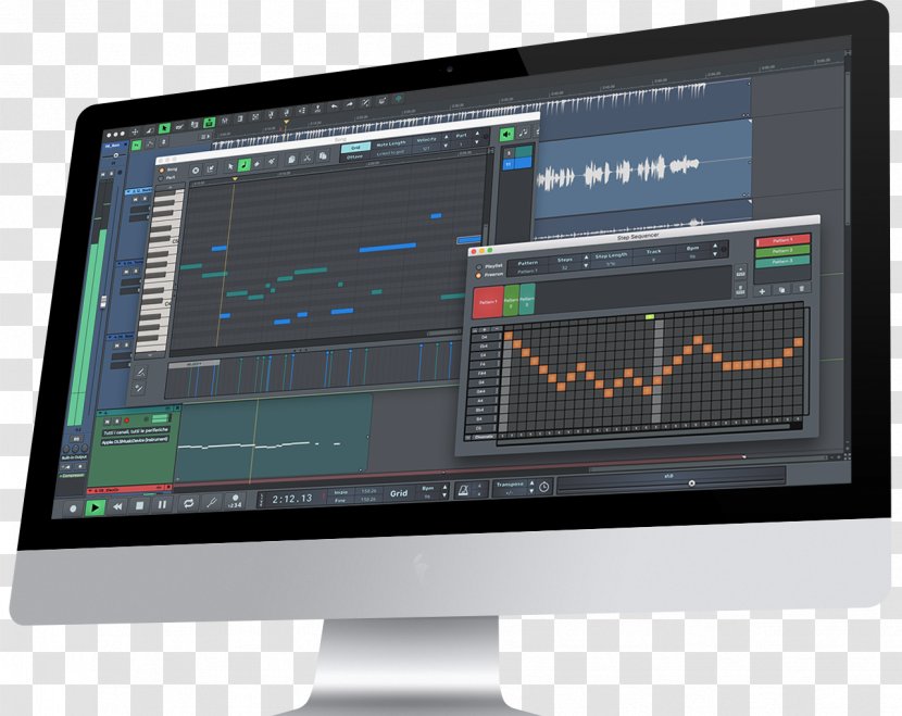 N-Track Studio Digital Audio Workstation Multitrack Recording - Flower - Imac Transparent PNG