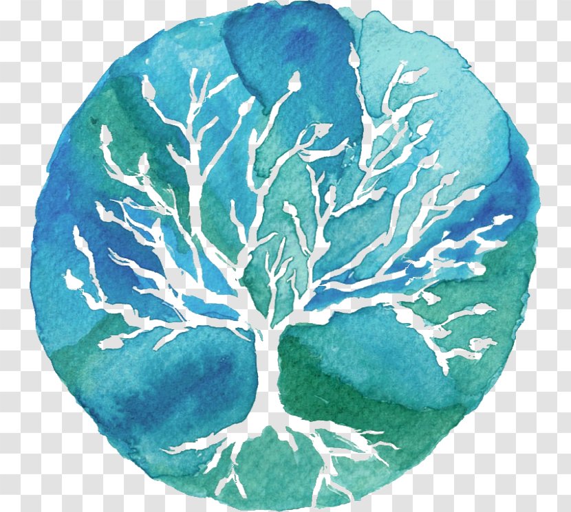 Watercolor Painting Blue Logo - Photography Transparent PNG