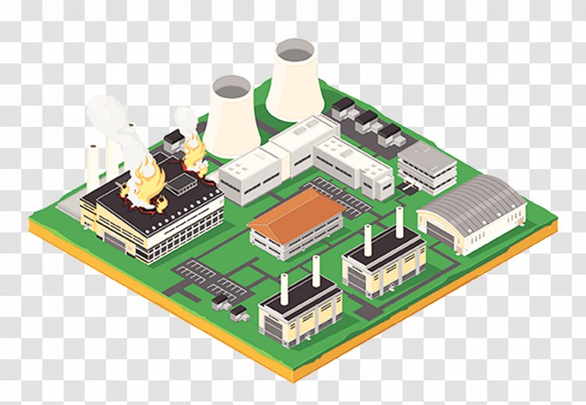 Coal-fired Power Stations - Nuclear Plant - Industry Transparent PNG