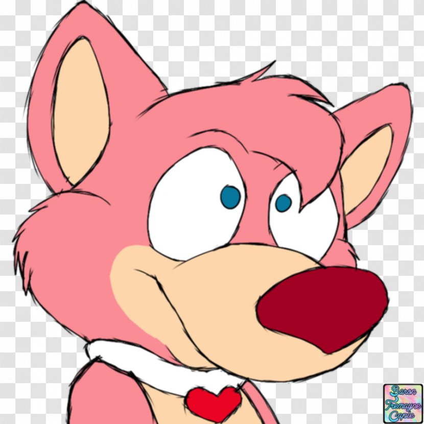 Dog Whiskers Krypto Streaky The Supercat Snout - Heart Transparent PNG