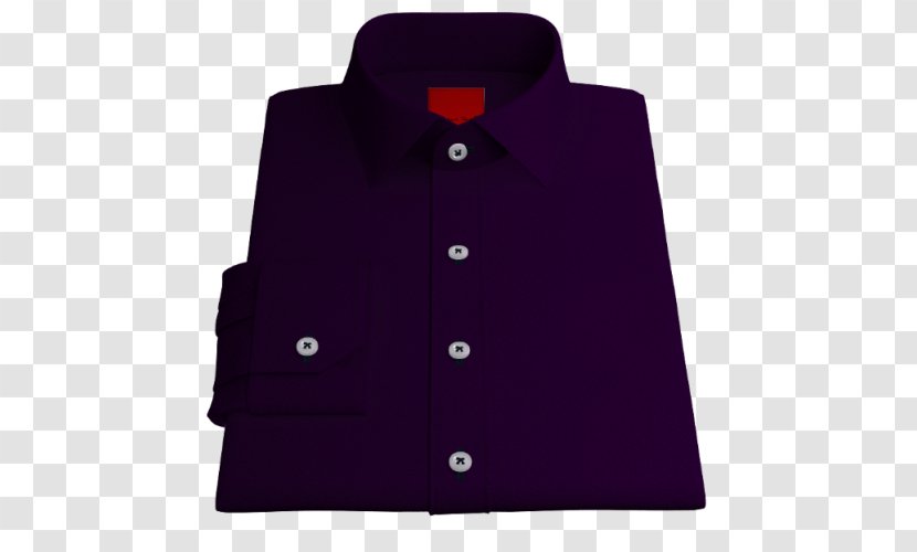 Sleeve Collar Button Outerwear Barnes & Noble - Purple Transparent PNG