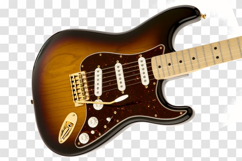 Fender Stratocaster Squier Electric Guitar Fingerboard - Sunburst Transparent PNG