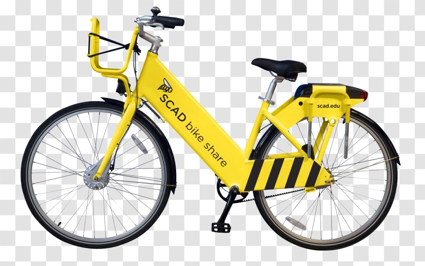 yellow bike sharing