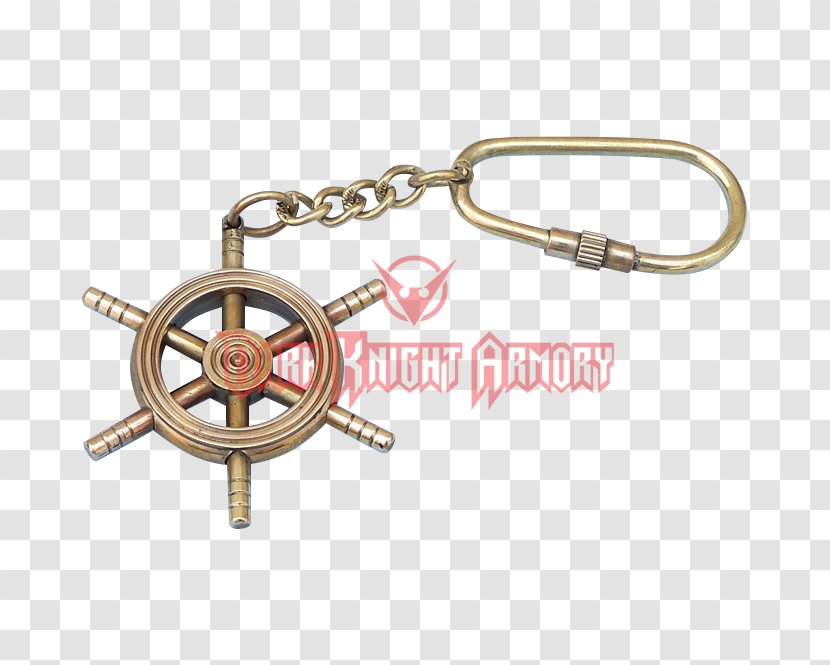 Key Chains Brass Metal - Keychain - Ship Wheel Transparent PNG