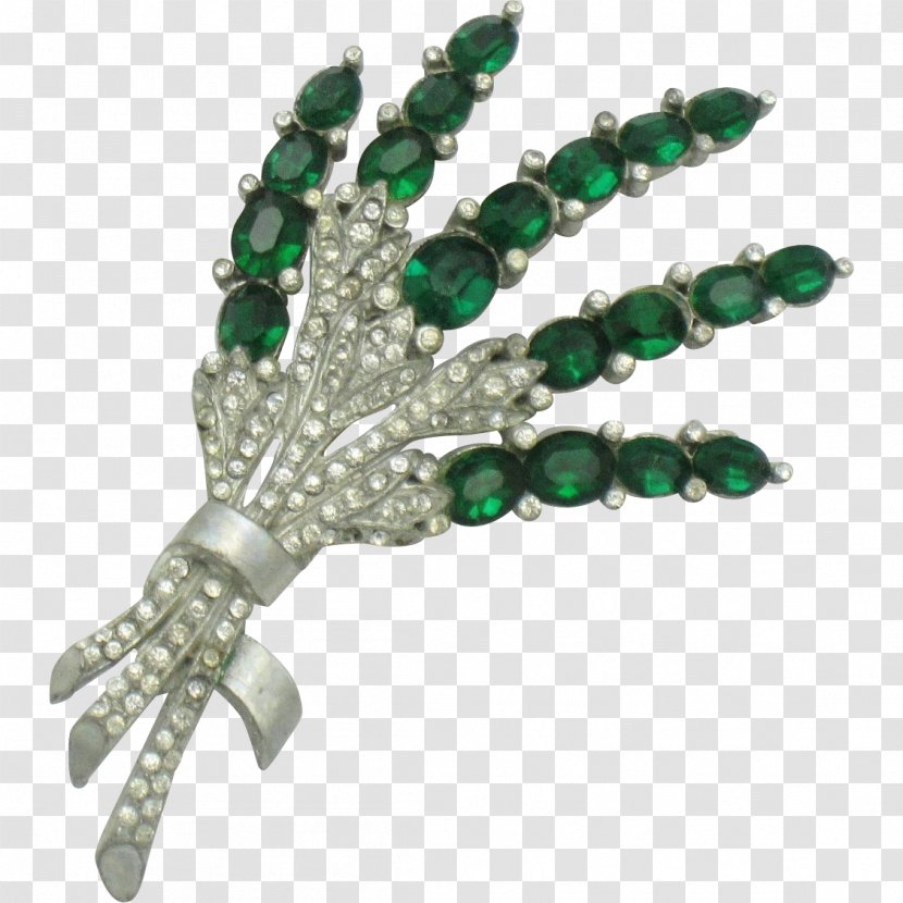 Turquoise Emerald Body Jewellery Brooch Transparent PNG