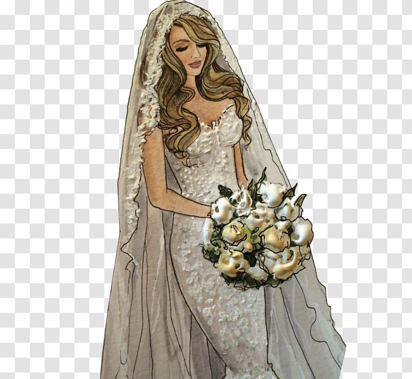 Bride SSC Combined Graduate Level Examination Wedding Dress - Cartoon - Wear A Transparent PNG