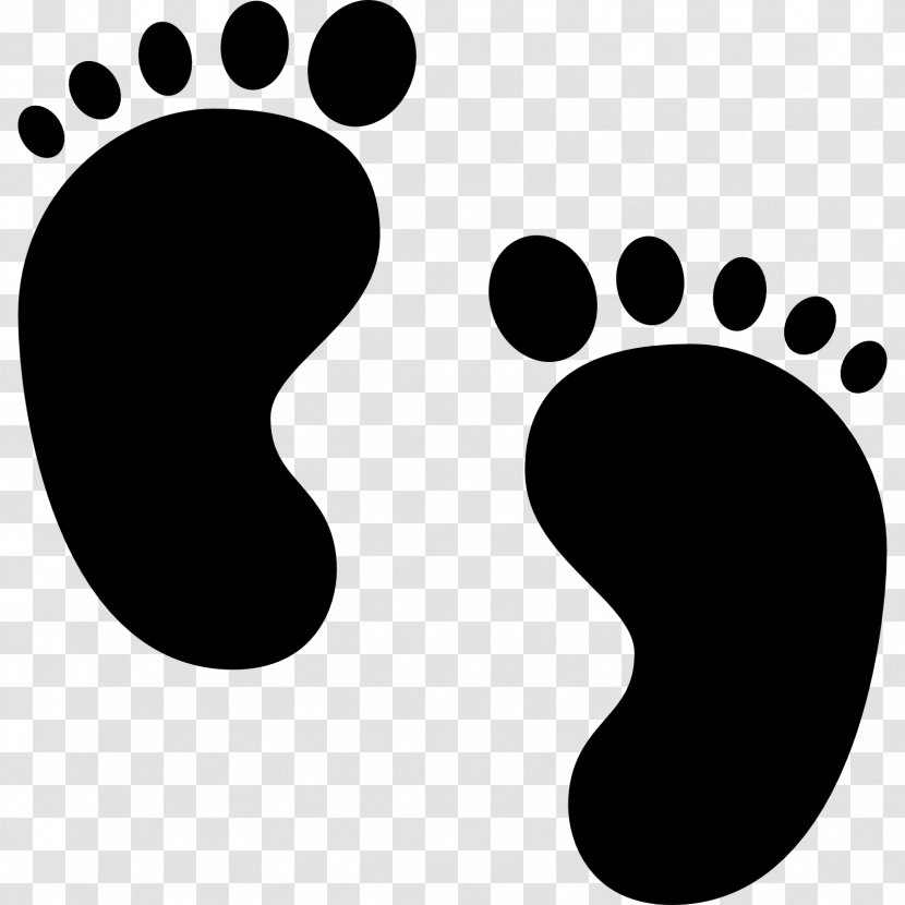 Footprint Infant Clip Art - Symbol - Footprints Transparent PNG