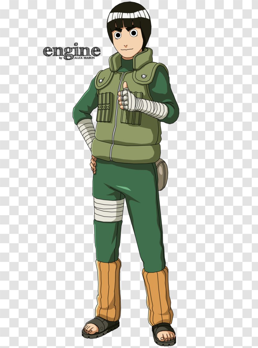 Rock Lee Kakashi Hatake Naruto Neji Hyuga Might Guy - Frame Transparent PNG