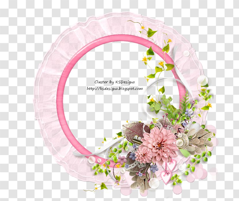 Floral Design Cut Flowers Pink M Picture Frames - Flower Transparent PNG