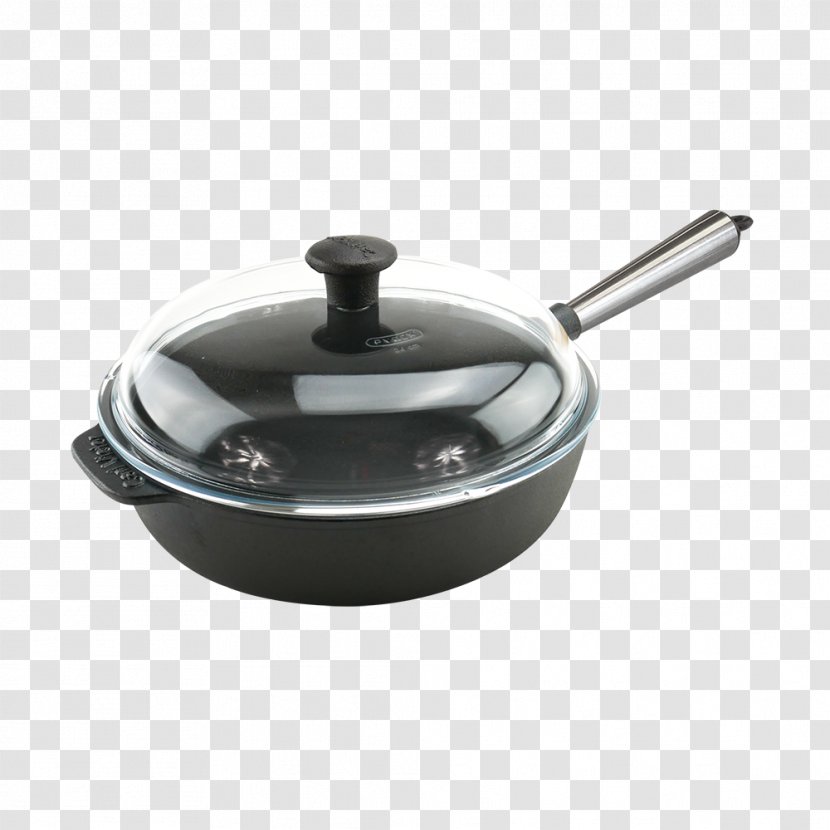 Cast Iron Seasoning Lodge Frying Pan Cast-iron Cookware - Lid Transparent PNG