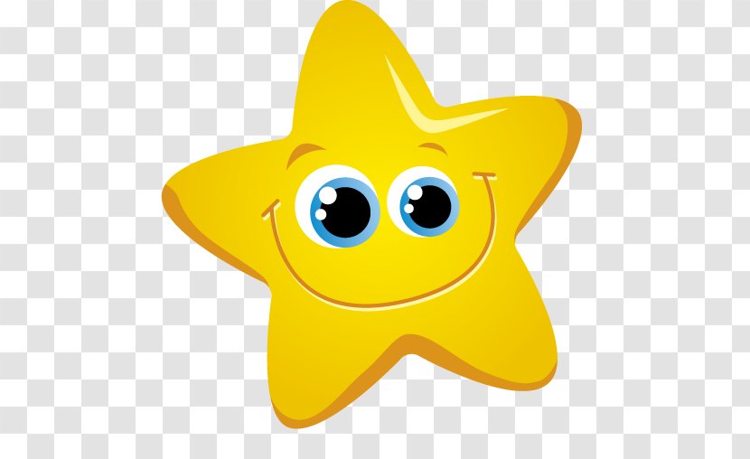 Star Smiley Clip Art Transparent PNG