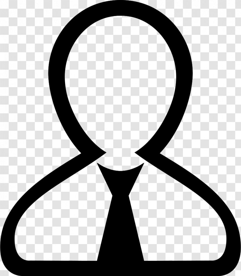 Clip Art - Blackandwhite - Consultant Icon Transparent PNG