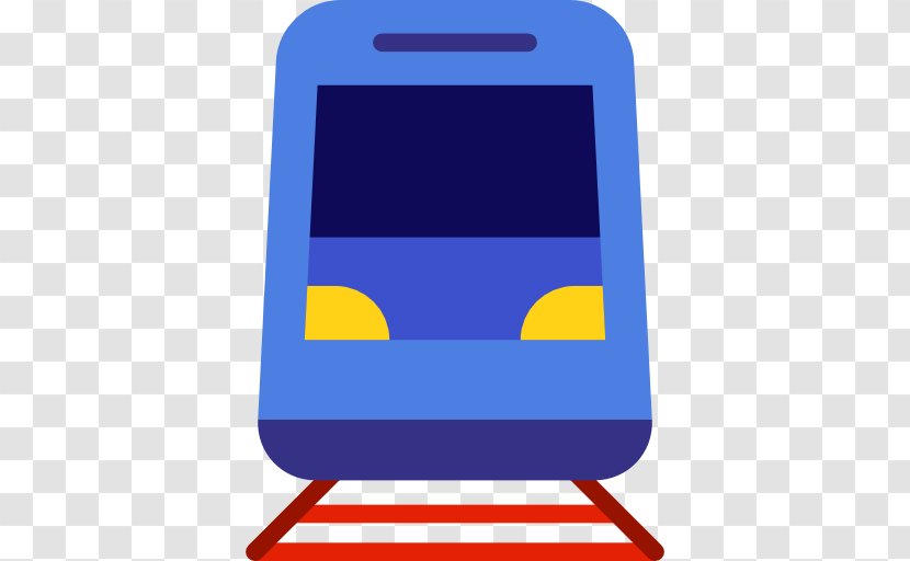 Train Rail Transport High-speed Maglev - Cobalt Blue Transparent PNG