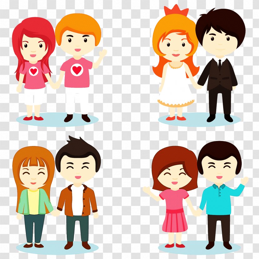 Cartoon People Child Clip Art Social Group - Sharing Interaction Transparent PNG
