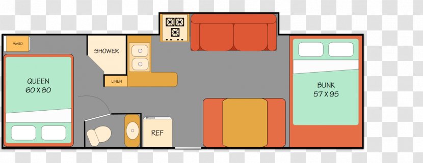 Campervans Alaska Silver House Floor Plan - Architecture Transparent PNG