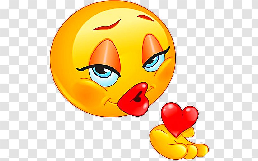 Emoji Kiss Smiley Illustration Love - Heart Transparent PNG