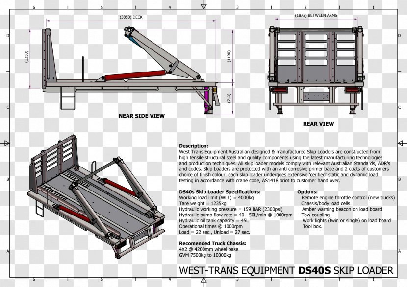 Machine Loader Manufacturing Structural Steel Design - Bi Fold Brochure Transparent PNG