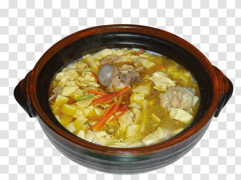 Chinese Cuisine Hot Pot Soup Tofu - Curry - Skin Bones Transparent PNG