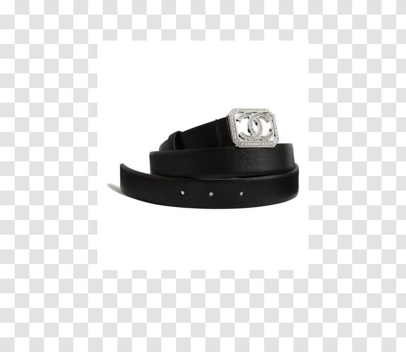 Belt Buckles Chanel Leather Imitation Gemstones & Rhinestones - Fashion Transparent PNG