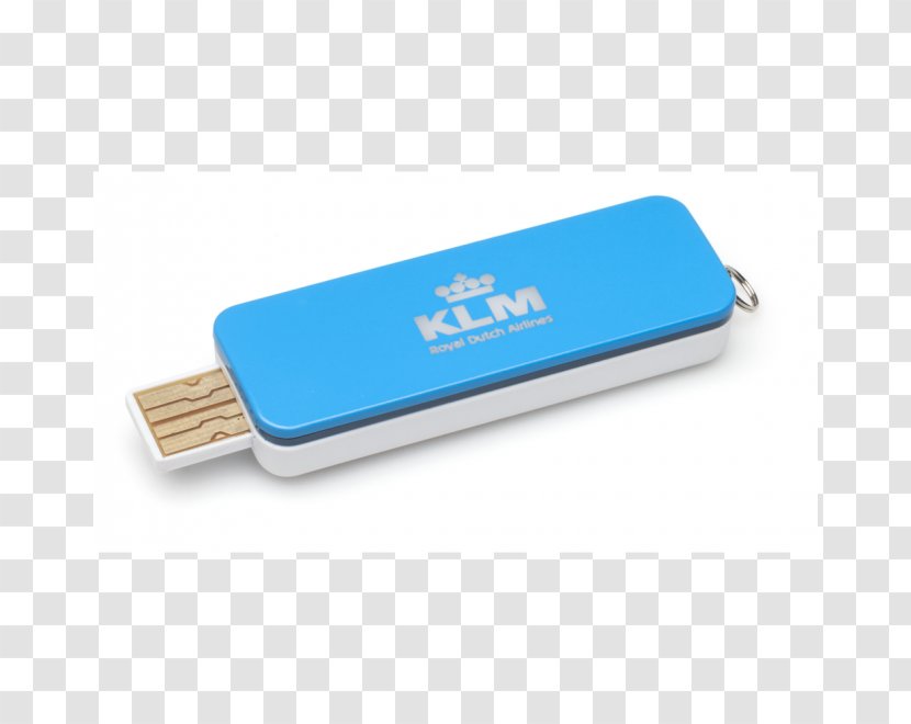 KLM Airline Airplane USB Flash Drives Flight - Packaging And Labeling - Penholder Transparent PNG