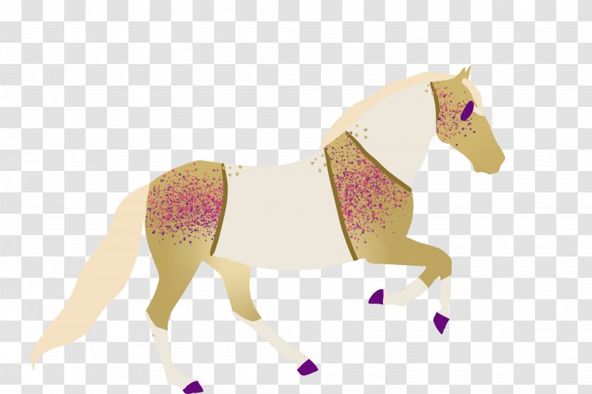 Pony Mustang Stallion Halter Mane - Foxtail Transparent PNG