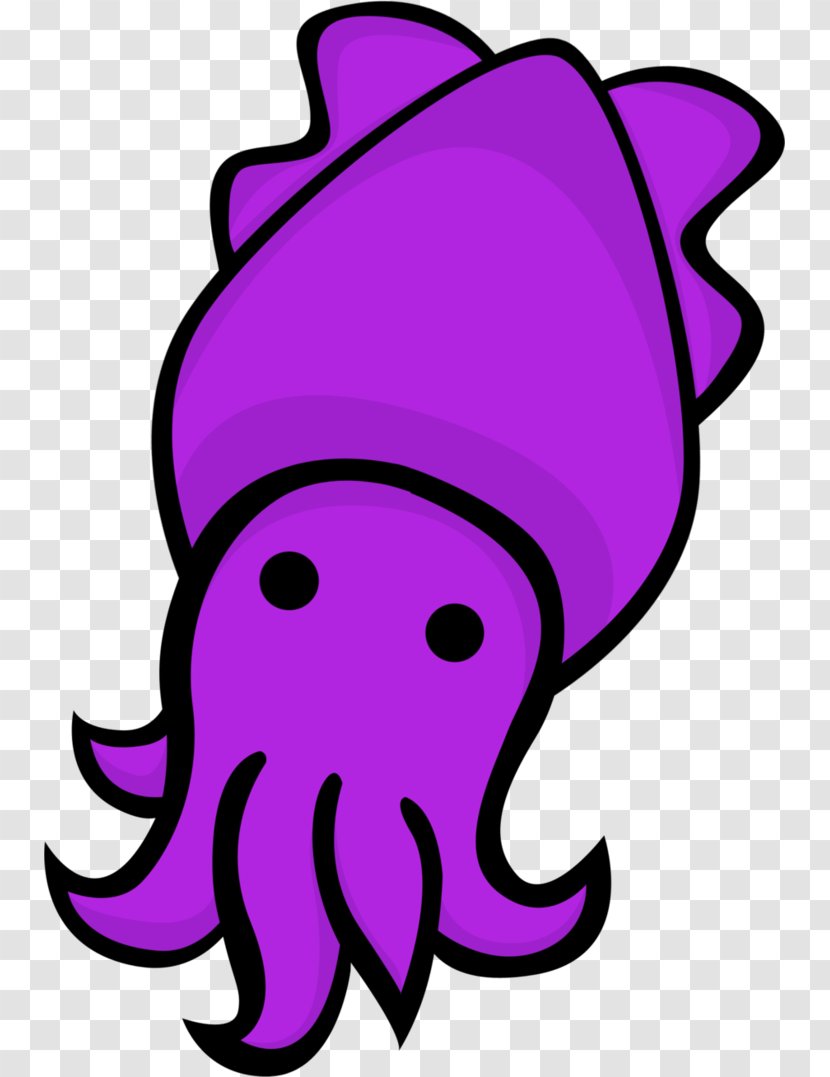 Squid Cartoon Cuttlefish Clip Art Transparent PNG