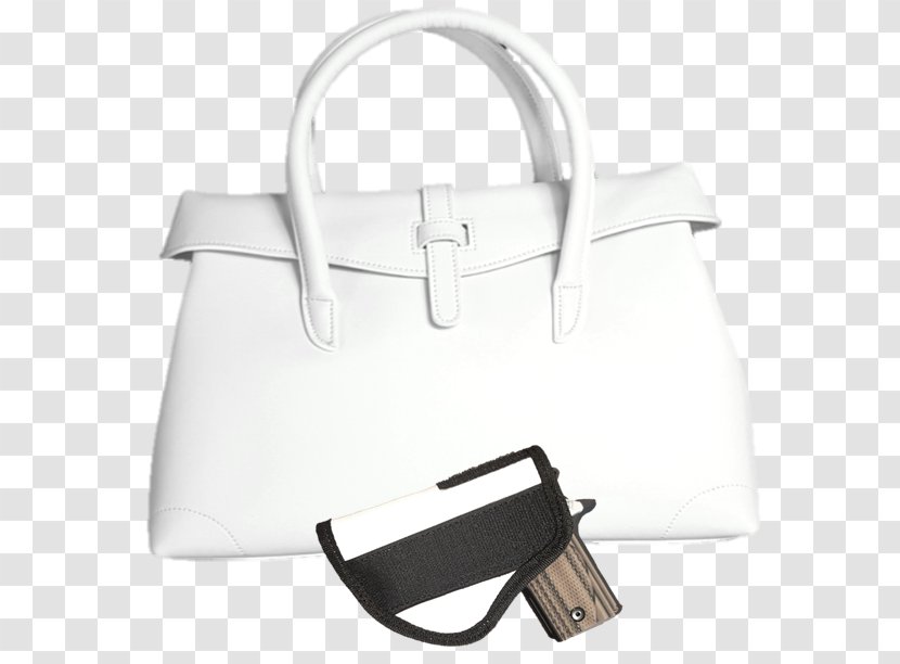 Handbag Concealed Carry Tote Bag Gun Holsters - Leather Transparent PNG