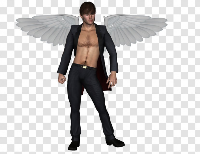 Outerwear Male Legendary Creature Supernatural - Costume - Angel Man Transparent PNG