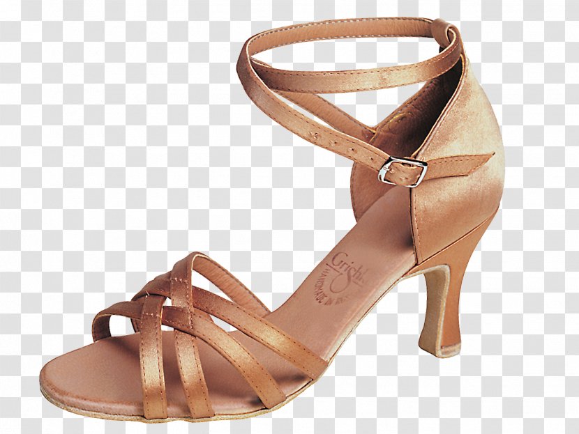 Sandal Shoe Walking Pump - Beige - Female Shoes Transparent PNG