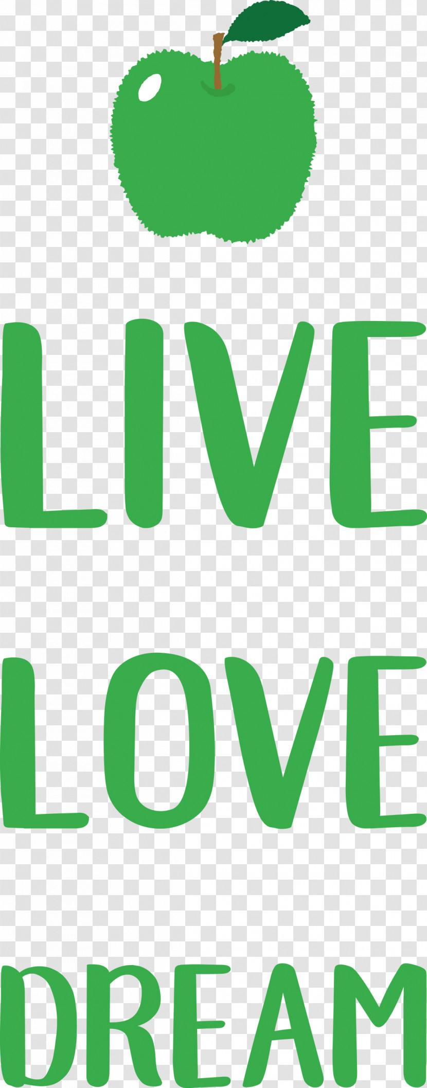 Live Love Dream Transparent PNG