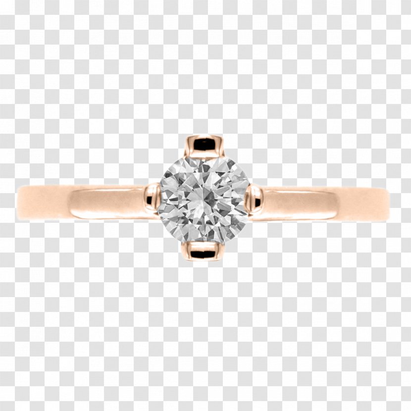 Carat Engagement Ring Diamond Białe Złoto - Klamore Transparent PNG