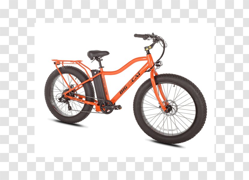 Electric Bicycle Big Cat Fat Fatbike - Hybrid - Tire Transparent PNG