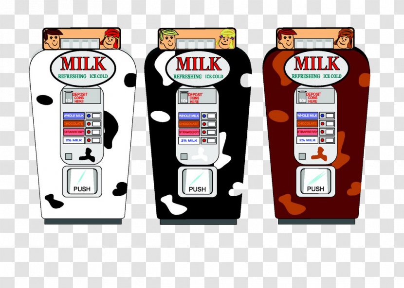 Milk Vending Machines Clip Art - Machine Transparent PNG