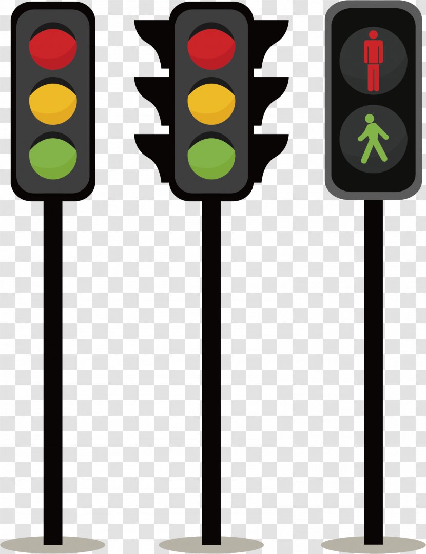 Traffic Light Adobe Illustrator Icon - Product Design - Cartoon Creative Lights Material Transparent PNG