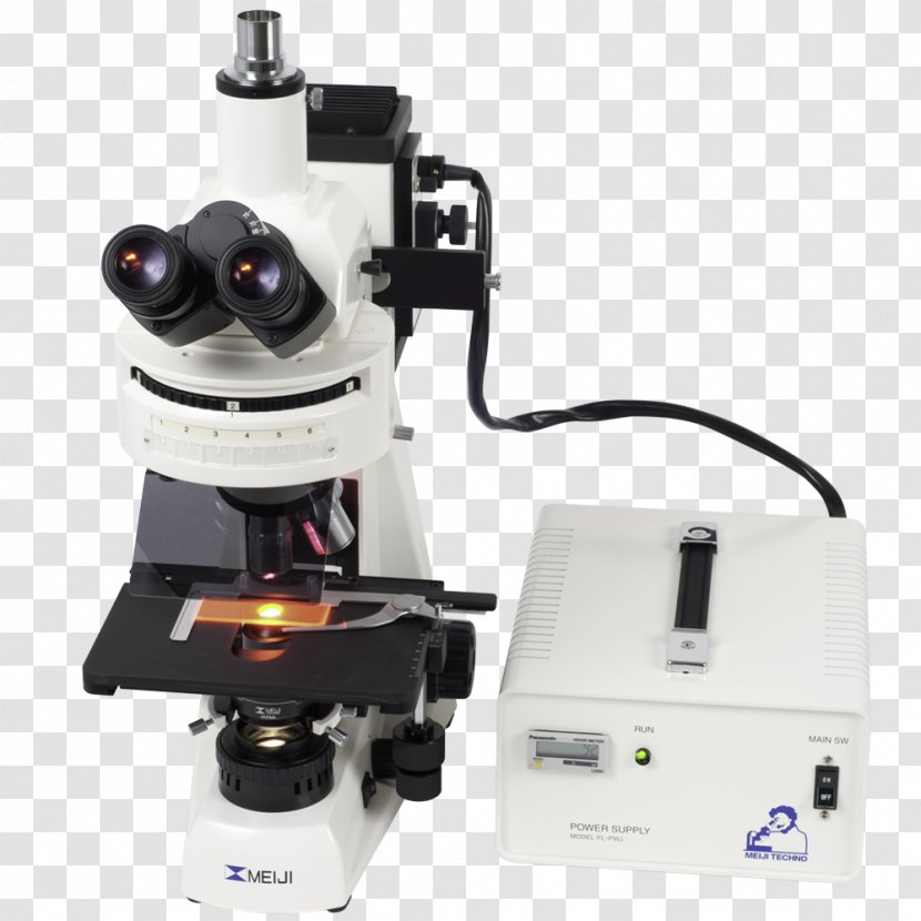 Fluorescence Microscope Optical Instrument Microscopy - Superresolution - Techno Transparent PNG