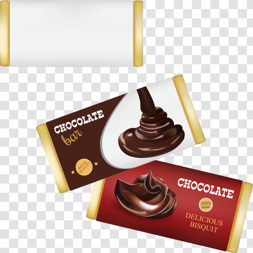 Chocolate Bar Biscuit Candy - Stock Photography - Vector Cartoon Packaging Transparent PNG