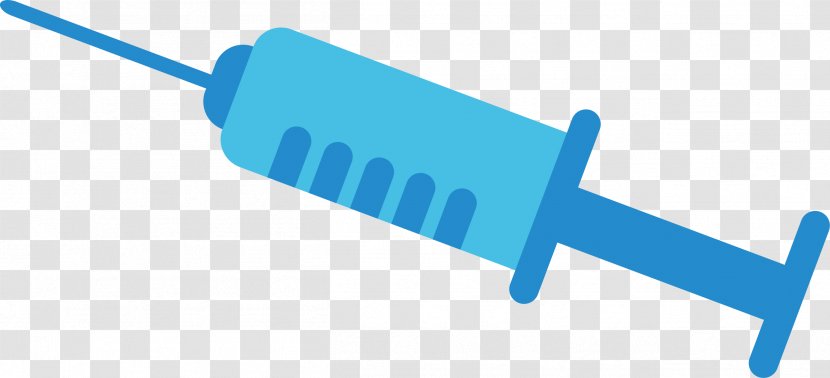 Syringe Medicine Blue - Surgery Transparent PNG