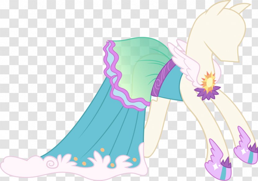 Princess Celestia Luna Pony Twilight Sparkle Dress - Heart Transparent PNG