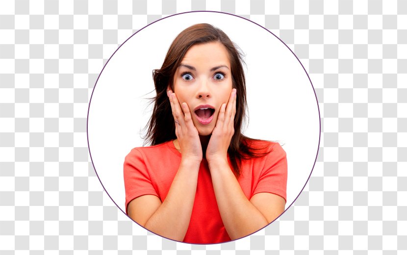 Surprise Woman Gift Women's Rights Facial Expression - Watercolor Transparent PNG