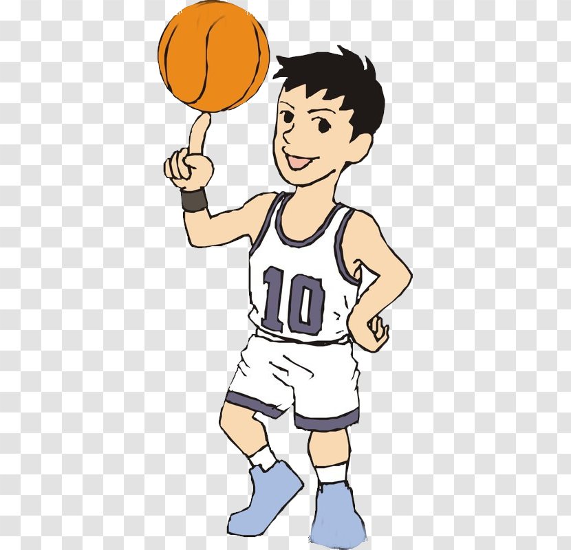 Basketball Player Sport Cartoon - Play - Teenage Picture Material Transparent PNG