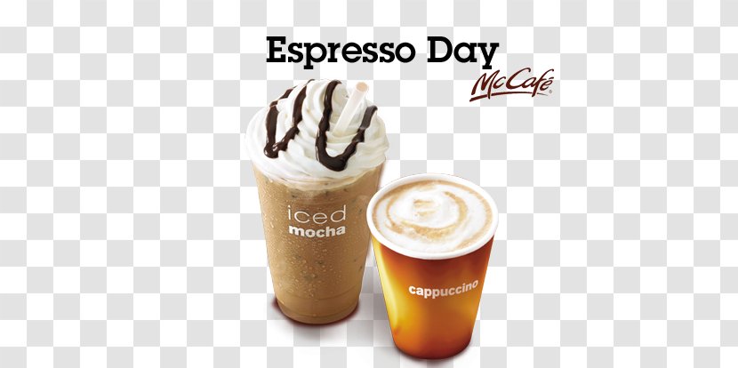 Caffè Mocha McDonald's Latte Macchiato Milkshake Espresso - Cream - Iced Transparent PNG
